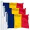 G128 3 Pack: Chad (Chadian) Flag | 3x5 feet | Printed 150D Indoor/Outdoor, Vibrant Colors, Brass Grommets, Quality Polyester, Much Thicker More Durable Than 100D 75D Polyester